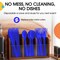 Exquisite Polished Plastic Silverware – 150 Pcs Heavy Duty Cutlery Set – 50 Each of Forks, Knives & Spoons – Disposable Utensil Set for Parties, Events & Catering – Flatware Set by Party Solids